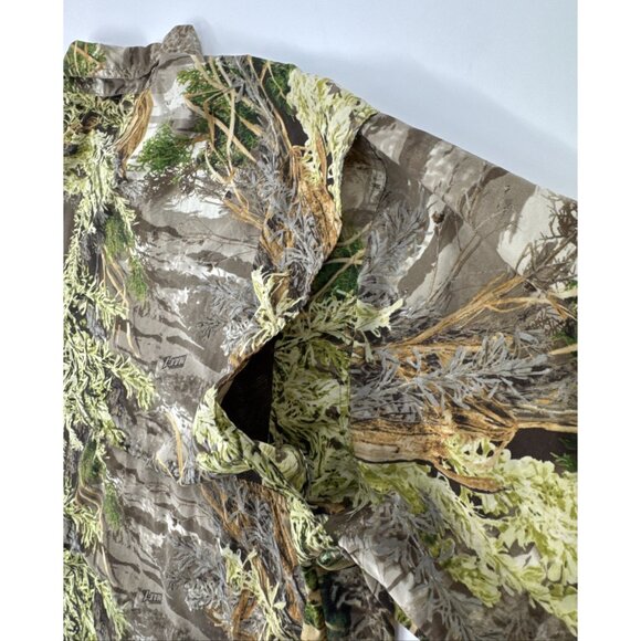 RedHead Camo Shirt Mens 2XL Button Up Vented Fishing Nylon Lightweight Max-1 - Picture 10 of 12